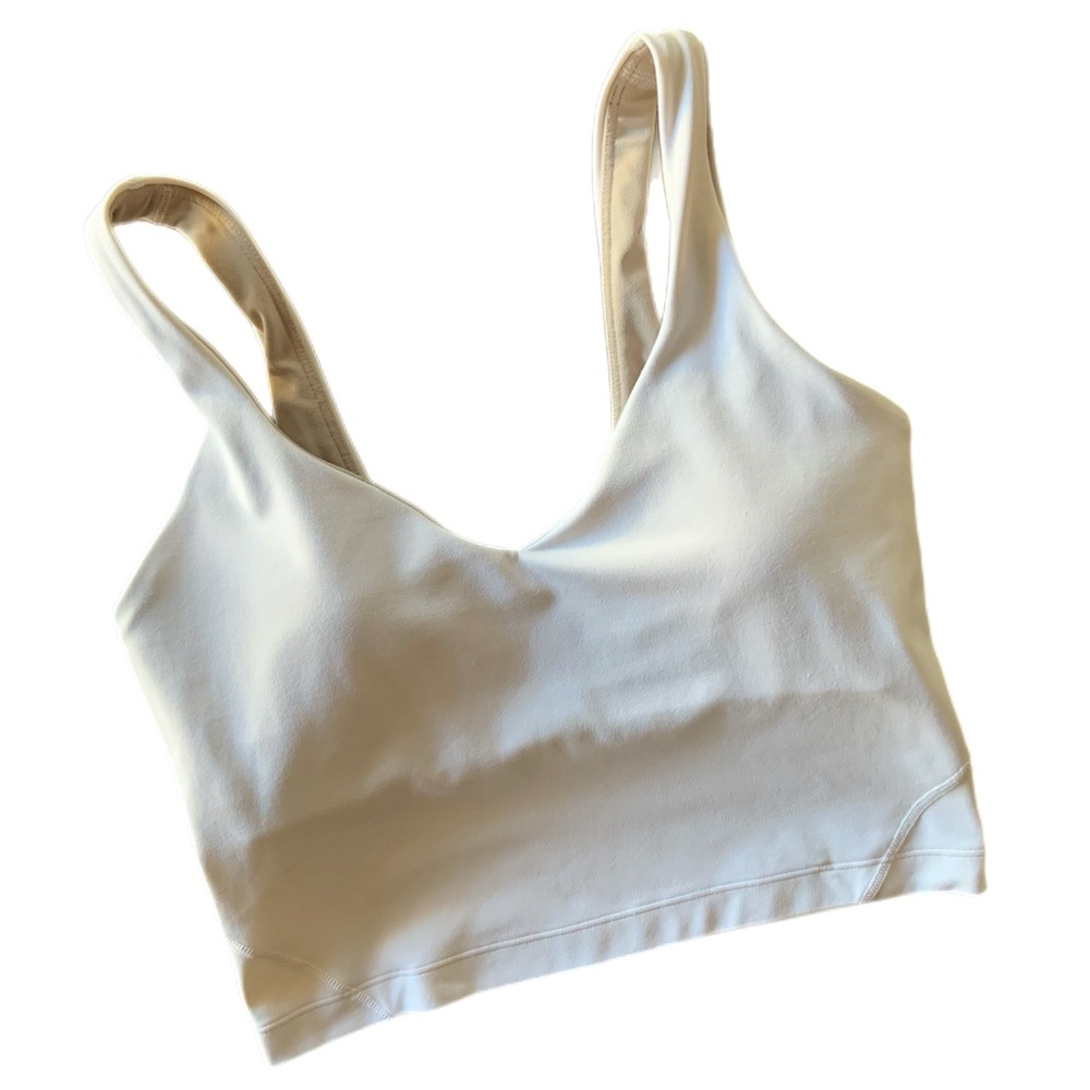 Lululemon Align Tank Top Cropped / Sports Bra Bone